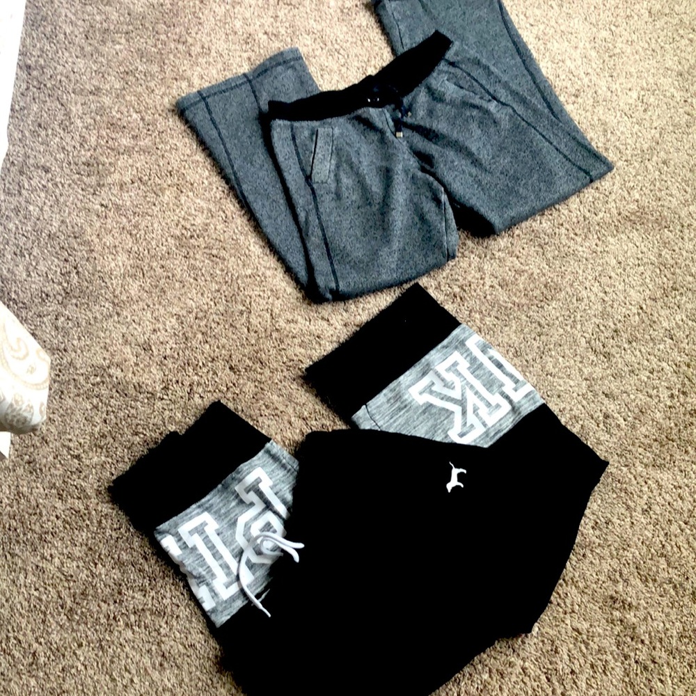 Victoria secret PINK VS boyfriend sweat pants lot of 2 small